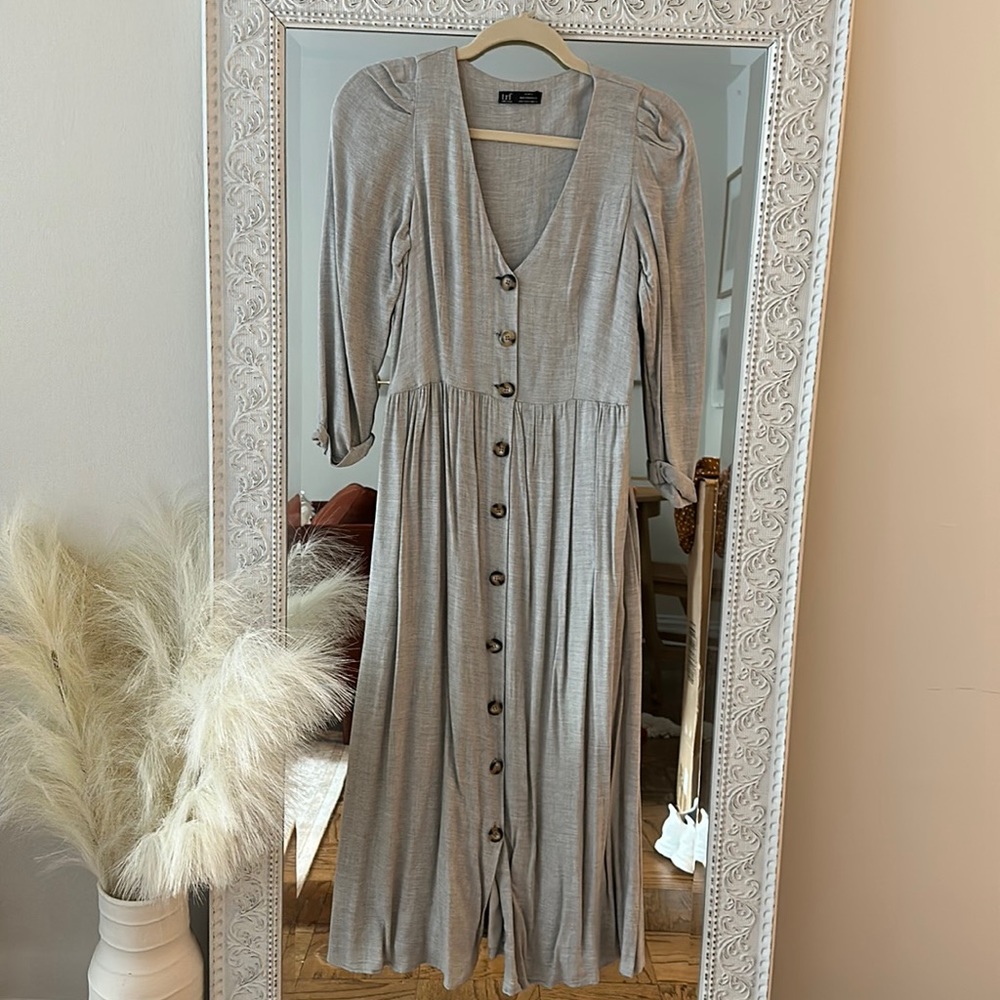 Zara button down dress